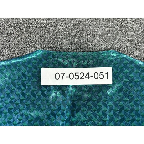 Ted Baker Vest  Men's Size 36R Grey Green Debonair  Check Tweed Waistcoat - Picture 10 of 10